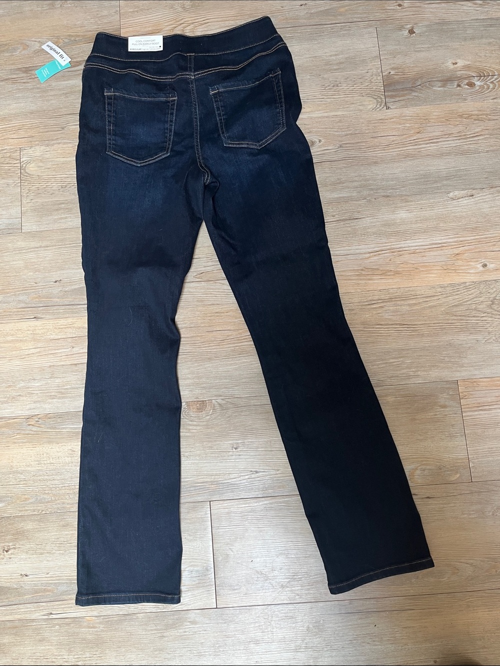 M Jeans by Maurices Cool Comfort Pull on Barely Boot High Rise Ultimate Stretch - Picture 5 of 10